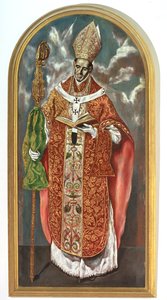 Saint Ildefonsus, a Copy of the Original in the Escorial
